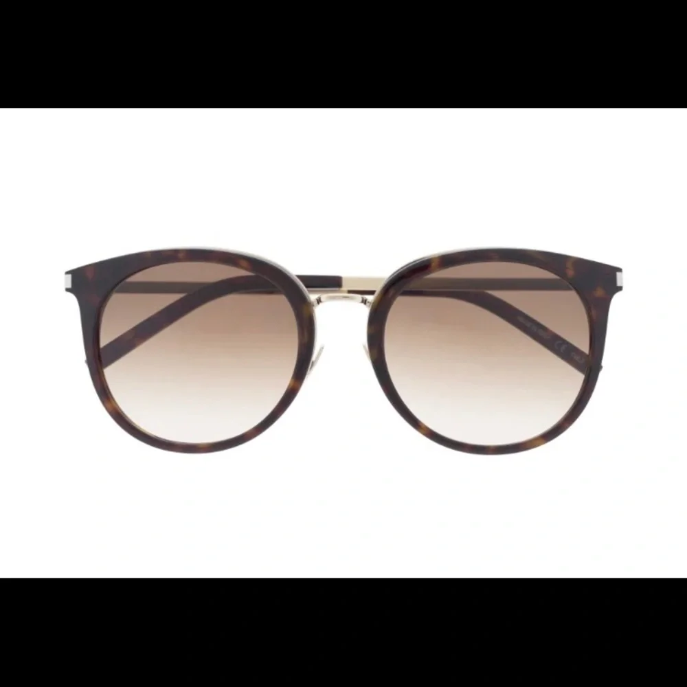 Saint Laurent Unisex Havana/Gold - Brown SL 117/K 003 Sunglasses 🕶 - Picture 2 of 8